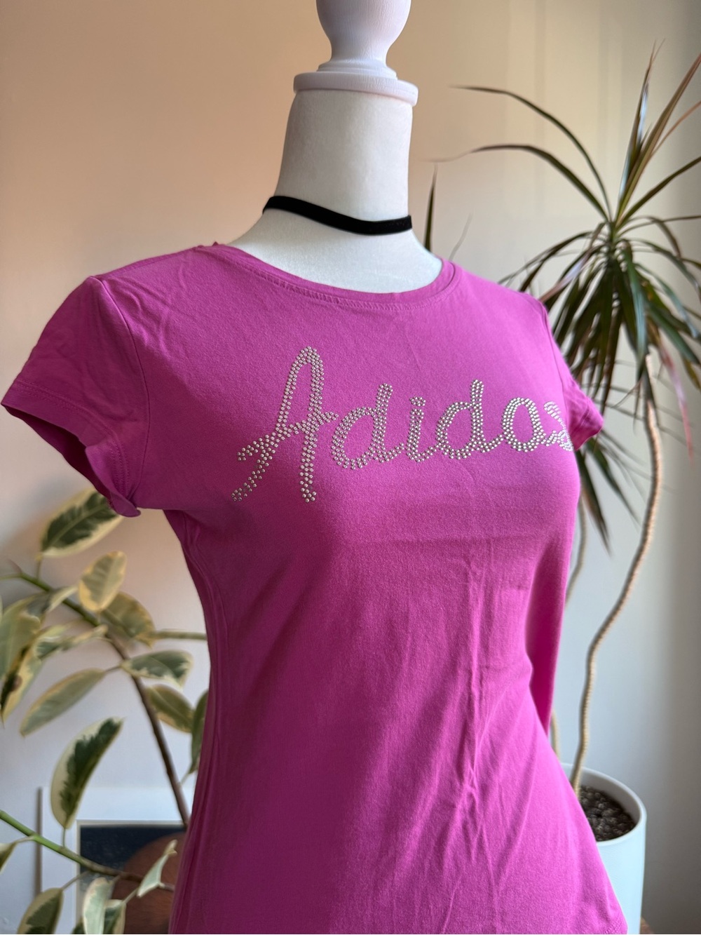Barbiecore 2000s Adidas Pink Tee. Size S